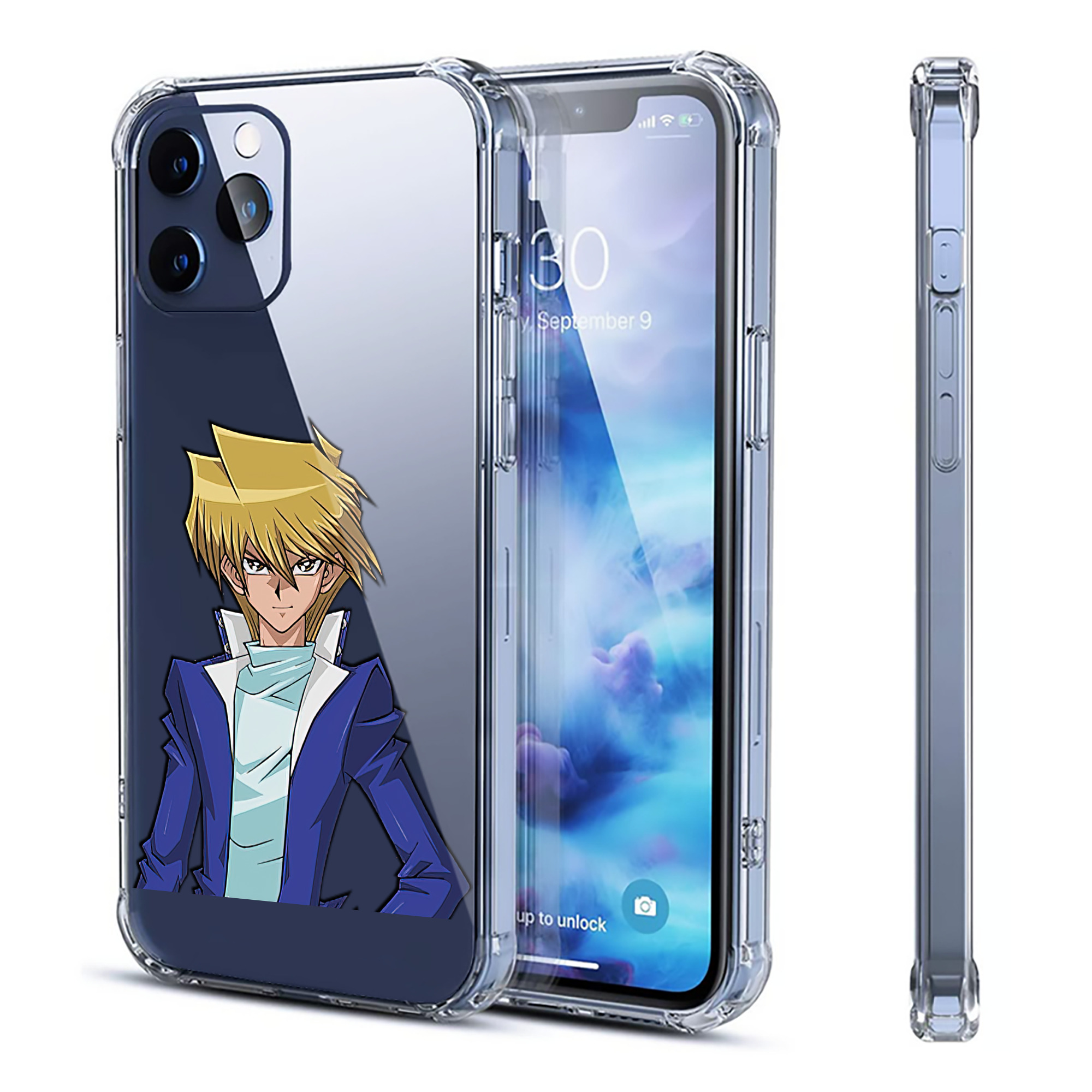 （画像用） 遊☆戯☆王 Yu-Gi-Oh! 【iPhone 12シリーズ対応】透明スマホケース（クリアソフトケース）